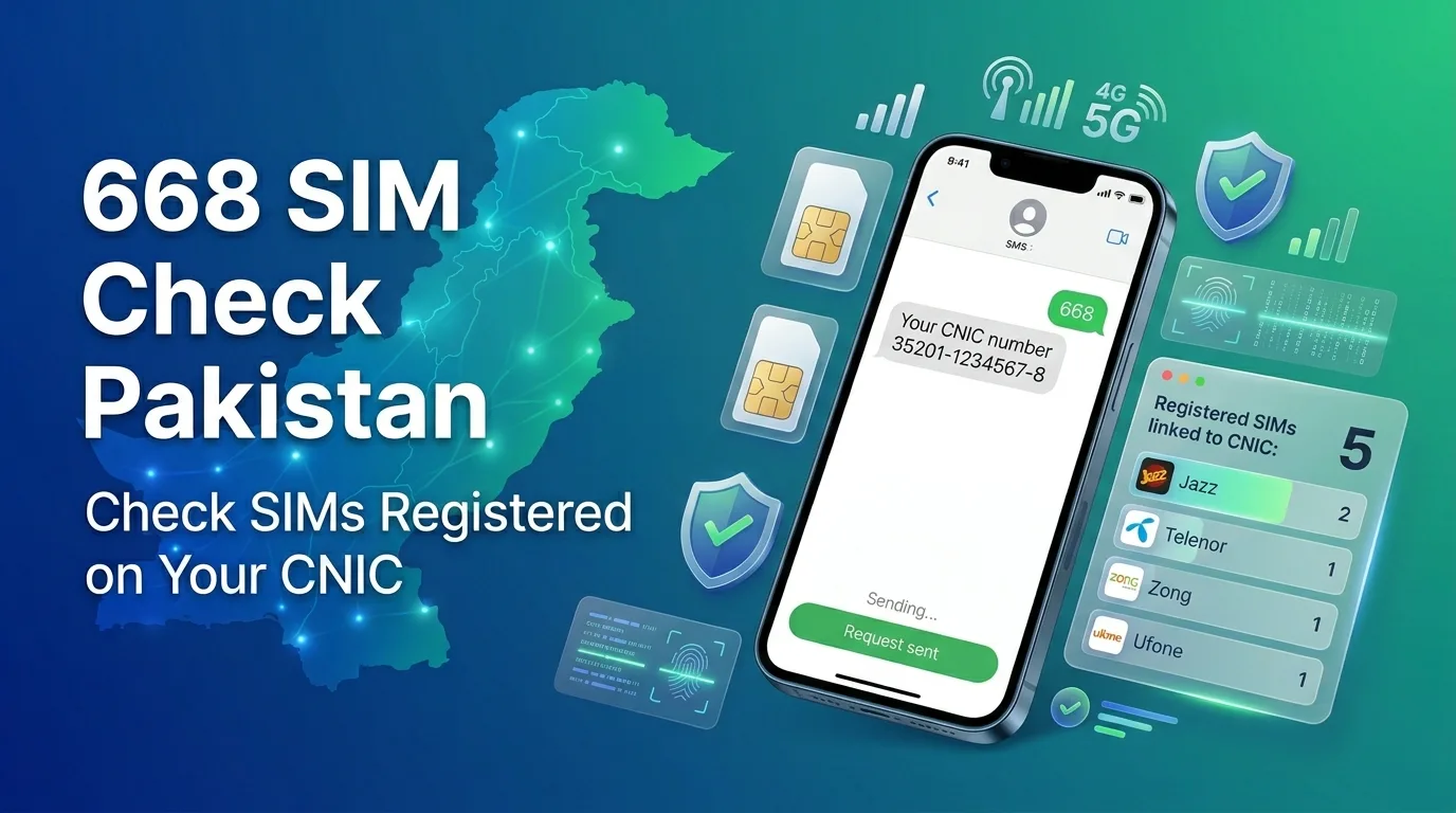 668 SIM Check Pakistan